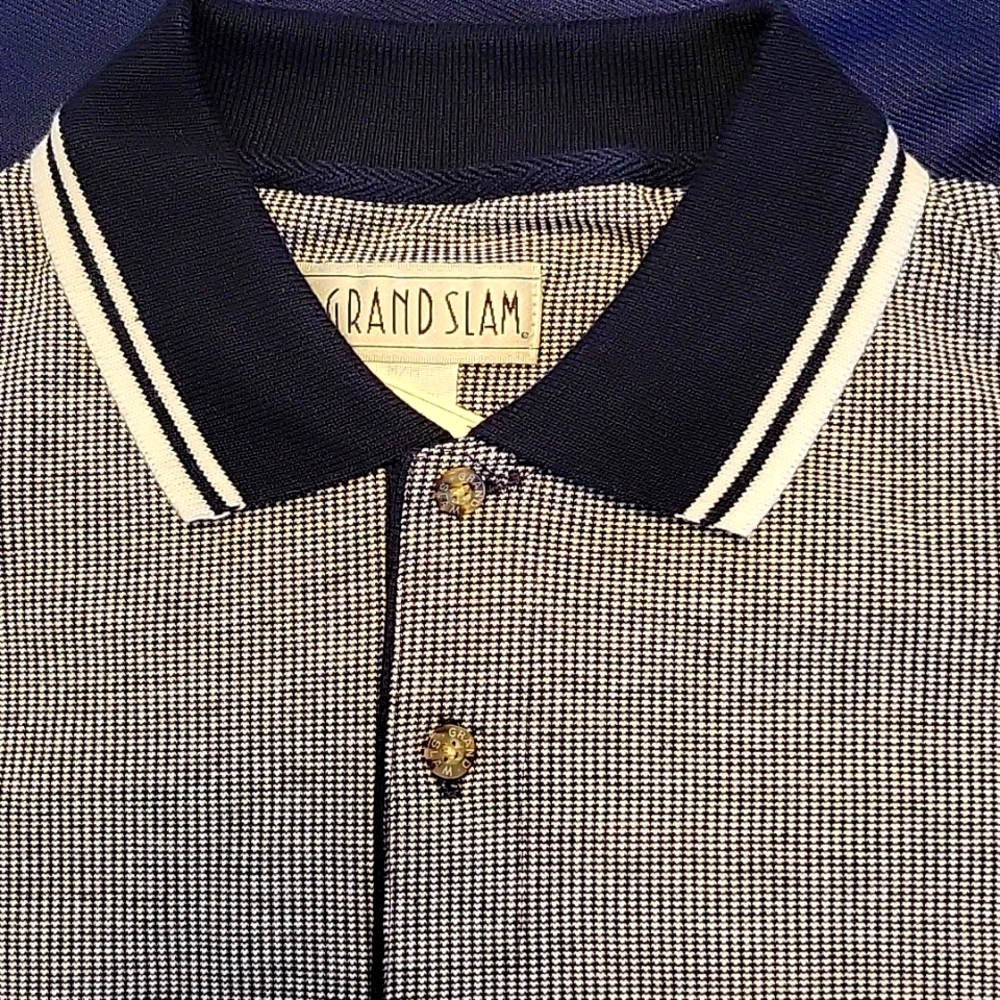 NWT Men's  Grand Slam Long Sleeve Golf Shirt